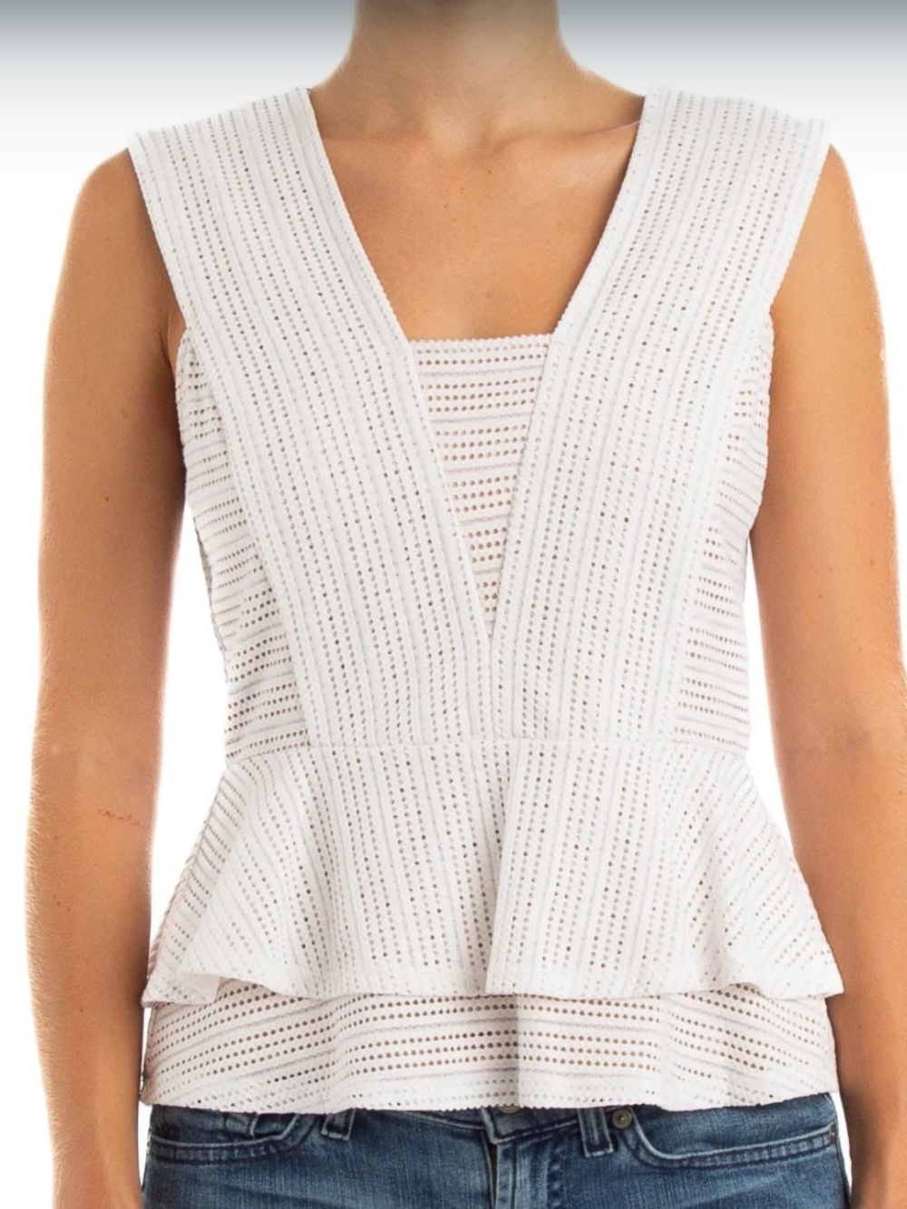 BCBG Maxazria Peplum  “ Glorya” Top